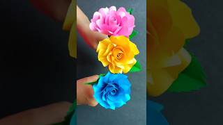 Wow ! 😳 Easy and Beautiful Paper Rose Making Idea .. 🌹 Try it for your loved ones 💗 💕