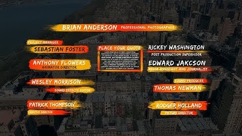 Brush Lower Thirds Premiere Pro Templates