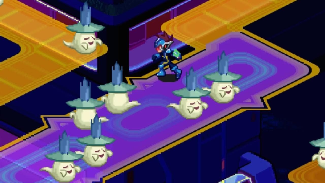 Ghosts Attack the Tower - Mega Man Star Force 2: Zerker X Ninja