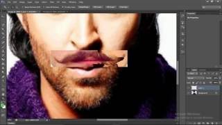 How to Add  Mustache To a Person In Adobe Photoshop CS6 screenshot 5