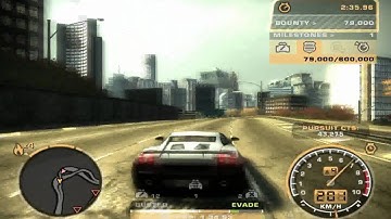 Need For Speed Most Wanted Episode 38:Bounty Attempt  #12 Part 1