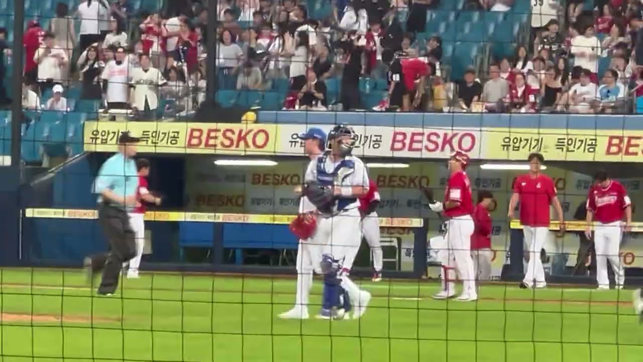 경기 종료구⚾️ 이호성 마무리 투구 현장 #이호성#삼성라이온즈#라팍#마무리투수#경기종료#야구직관#KBO#야구영상