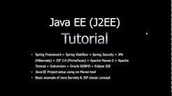  Java EE J2EE Tutorial for beginners Real World App 