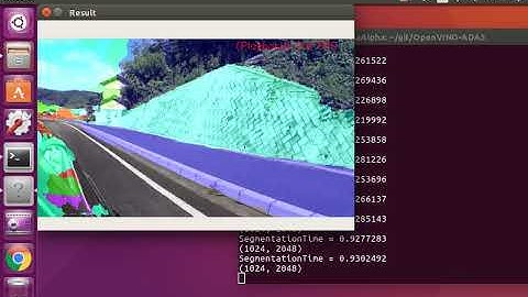 OpenVINO+LattePandaAlpha+CPU(Core m3)+Python3.5+RealTime Semantic-Segmentation