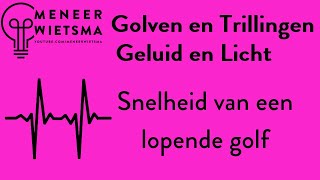 Natuurkunde uitleg Golven en Trillingen 7: Lopende golven