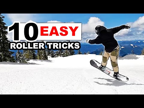 10 Easy Snowboard Tricks To Learn On A Roller
