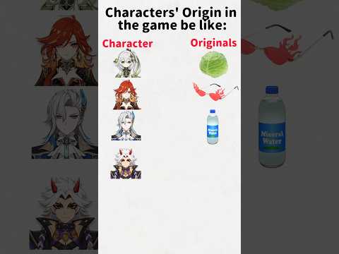 【原神】キャラの元ネタ、だいたいコレ説 #shorts #原神 #genshinimpact #funny #ナヒーダ #マーヴィカ