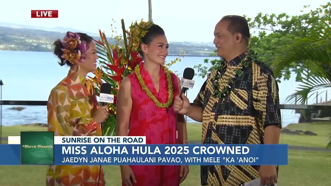 Merrie Monarch 2025: Jaedyn Pavao talks emotional journey to being crowned Miss Aloha Hula 2025