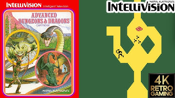 Advanced Dungeons and Dragons Intellivision 4k Gameplay