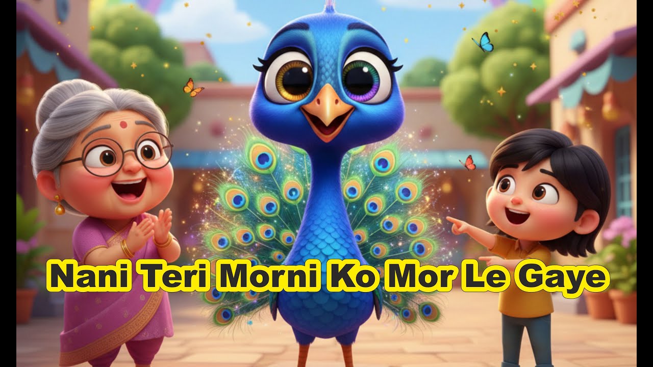 🌈 नानी की मोरनी और रंगों की दुनिया 🦚 ''cartoonkids''  Hindi Cartoon for Kids