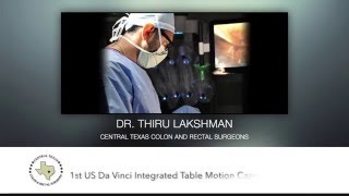 1st US Da Vinci Integrated Table Motion Case | Dr. Thiru Lakshman
