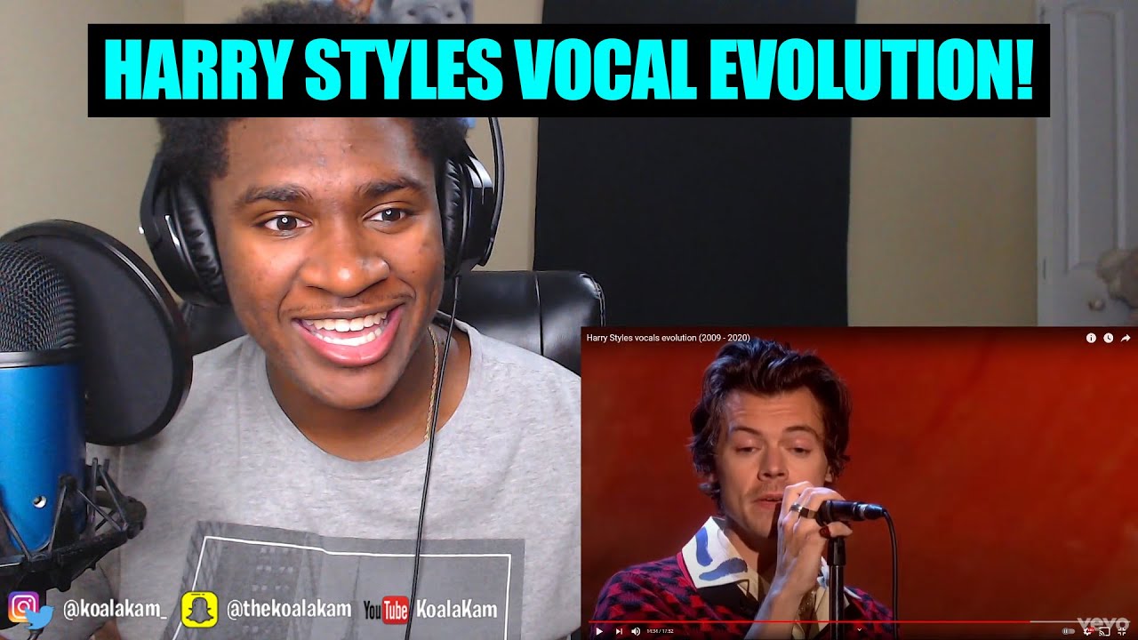 Reacting To Harry Styles vocals evolution (2009 - 2020)!