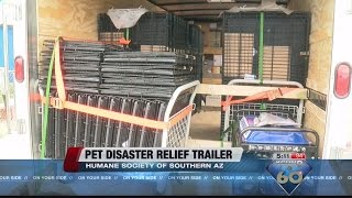 Rescue trailer helps pets find homes