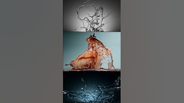 Water simulations with Houdini #shorts