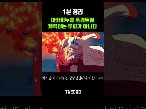 【더쿠】아카이누를 쓰러트리는 것은 루피가 아니다! | 원피스 | 1분정리