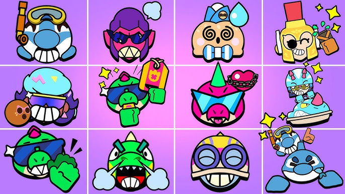 Brawl Stars Icons  34 Skin Icons 