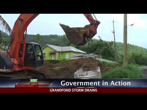 GOVERNMENT IN ACTION- Grandfond Storm Drains