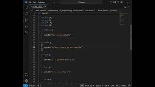 Comparison operators in C Wealth