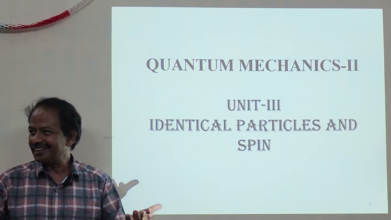 L.8.1 Identical particles-Physical meaning of identity- Symmetric and Antisymmetric wave functions.1