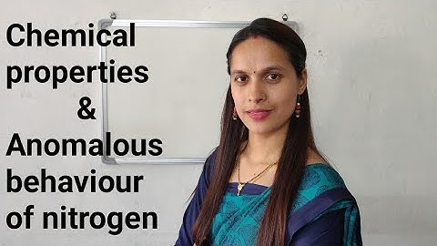 12th#NEET#AIEEE#NITROGEN FAMILY(LECTURE II)#CHEMICAL PROPERTIES & ANOMALOUS BEHAVIOUR OF NITROGEN