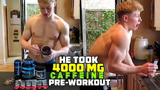 He Took 4000 MG CAFFEINE PreWorkout... This Is What Happened To Him