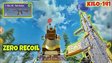 KILO 141 ZERO RECOIL Setup 🔥 Best Long Range Build in COD Mobile BR