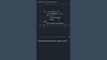 Python 3 | Else.. In a For loop? #python3 #coding #programming
