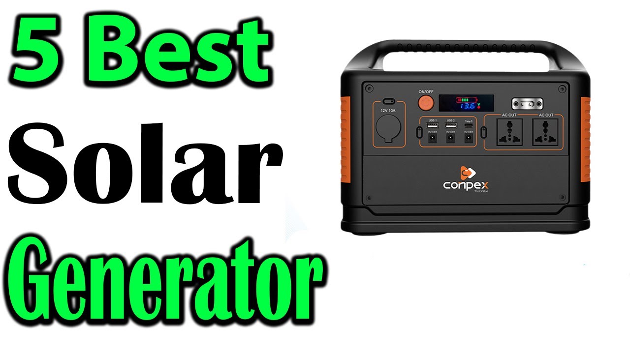 TOP 5 Best Solar Generators Review 2024 YouTube