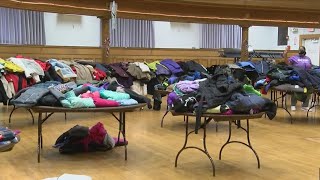 Share The Warmth coat drive pickup