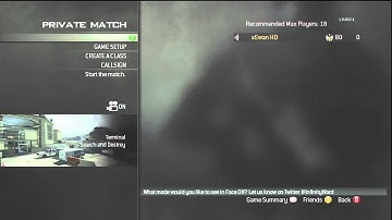 Dispute Map 3 Terminal No show video Singles Mw3.