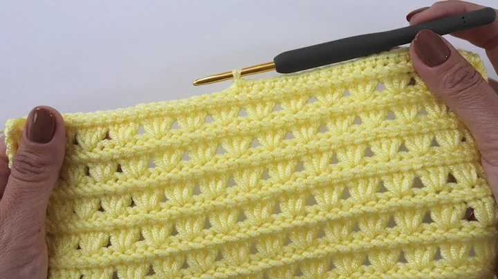 How To Crochet An Easy Stitch / Ideal For Blankets