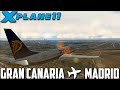 X PLANE 11 // ESTRENAMOS B737 MAX RYANAIR // GRAN CANARIA - MADRID //