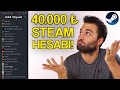 40.000 LİRA DEĞERİNDE STEAM HESABIM!