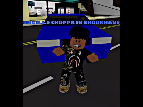Being the famous N.L.E choppa in Brookhaven🤷🏽🤟🏾