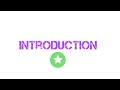 INTRODUCTION