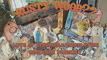 LOADS of Ephemera!!  Postcards, Tags, Charms, Spine Dangles, and MORE!!