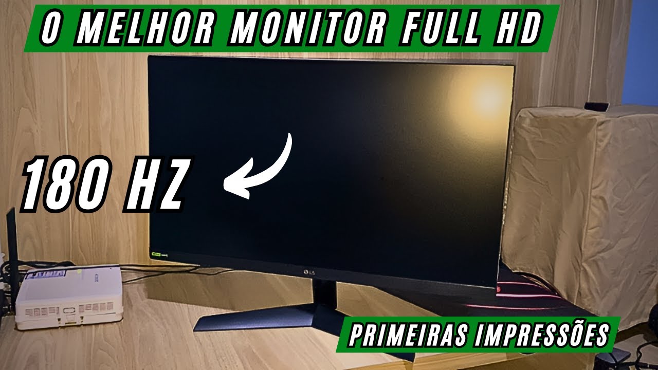 Novo Monitor Gamer LG ULTRAGEAR 24" 180Hz - O Melhor custo x Benefício ...