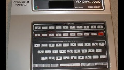 Schneider/Philips Videopac TV Game 7000 fix ..well almost...