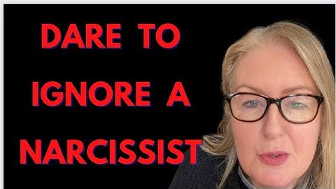 Wat doet de #narcist als je hem/haar negeert?