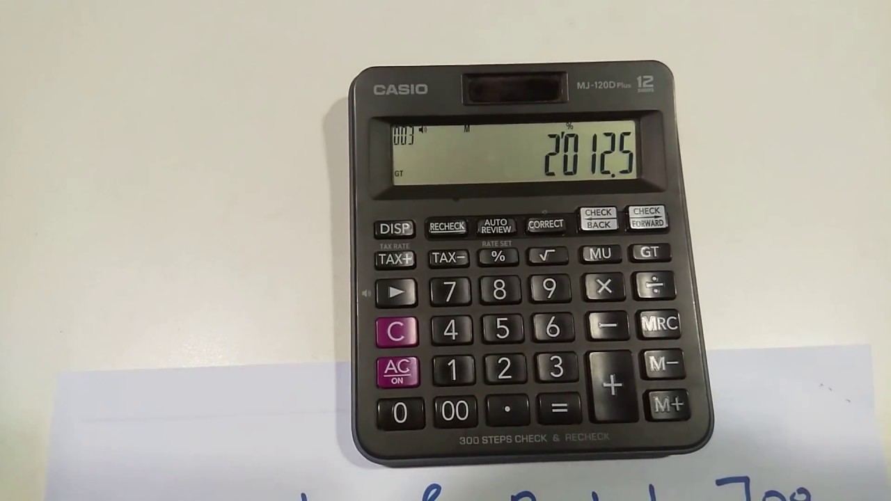 How To Use MU Button On Calculator In Hindi And Urdu YouTube