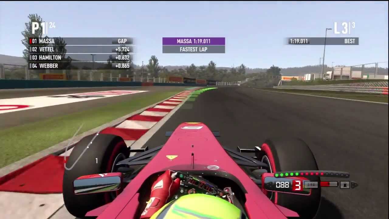  F1 2011 Live Commentary - First Race Gameplay - YouTube