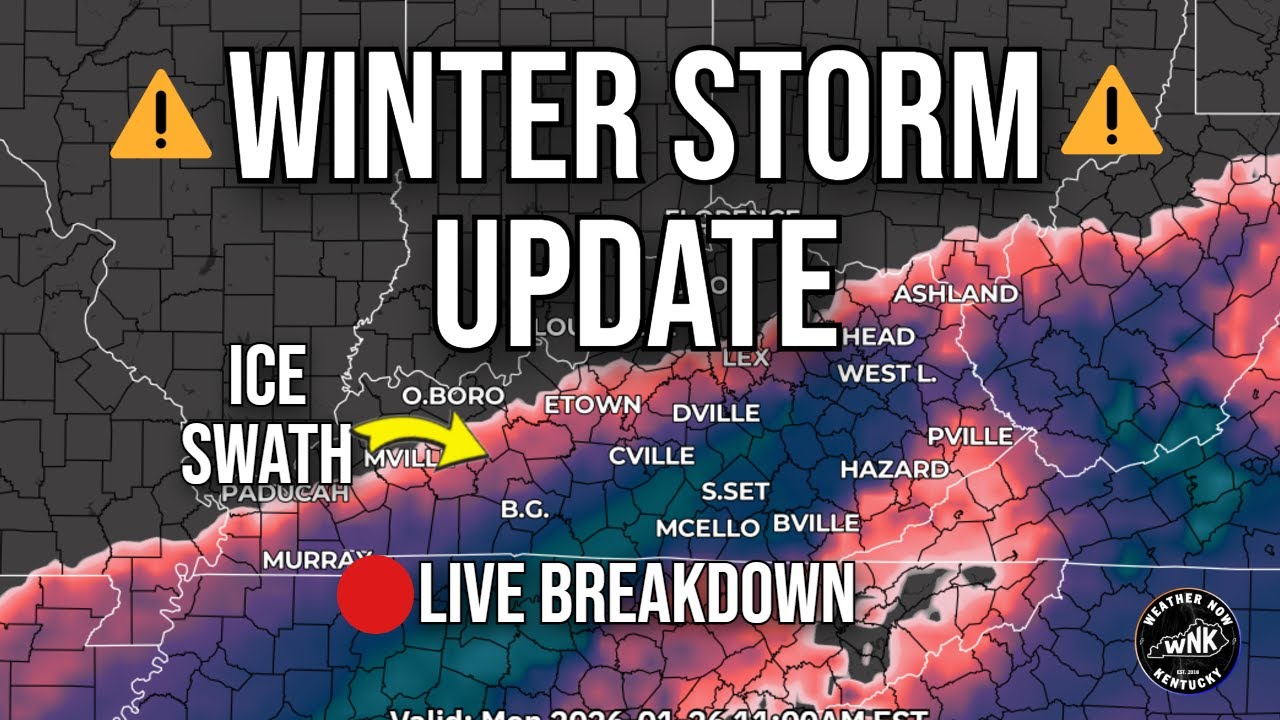 LIVE: What to expect TODAY from the Winter Storm - YouTube