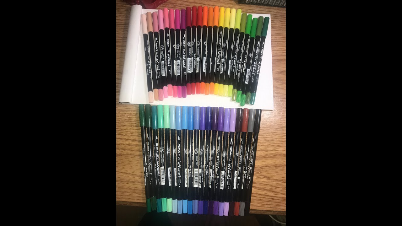 Обзор ручки-кисти Marvy LePlume 2