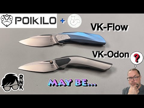 A pretty pair of Poikilo Blade & Vulpex Knives collaborations… the VK-Odon & VK-Flow! ????