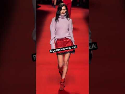 Bella Hadid S Iconic Runway Walk Supermodel Energy Fashion Trending Viral Supermodel