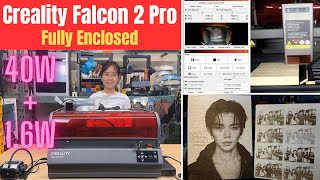 Creality Falcon 2 Pro 40W fully enclosed laser engraver