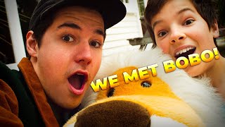 WE MET BOBO THE LION! XD