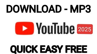 DOWNLOAD - MP3 - DIRECT FROM YOUTUBE - 2025