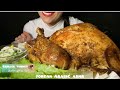 Asmr eating grilled turkey 🦃 اكل الديك الرومي