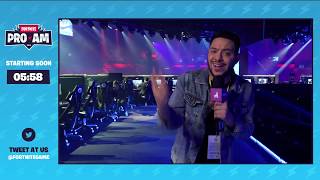 Brendon Urie on Twitch - Fortnite ProAm day 2 June 16, 2019